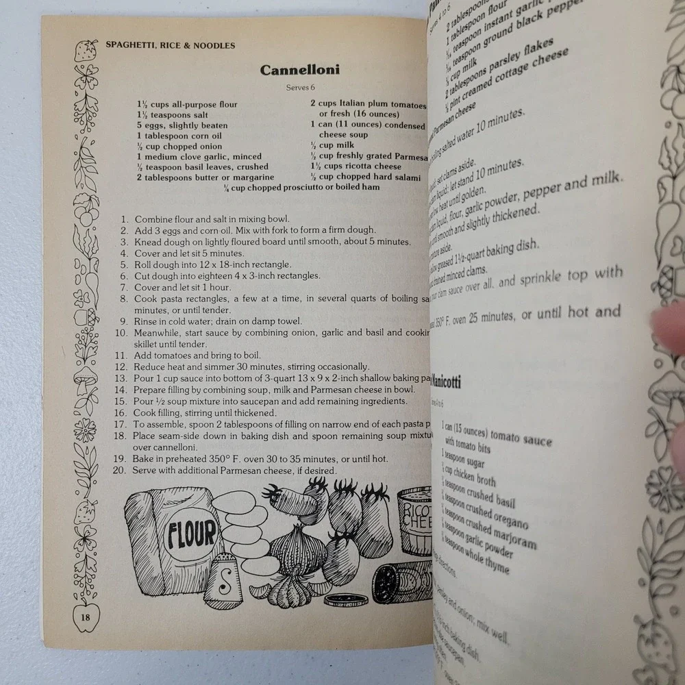 Fast Fabulous International Cuisine Johna Blinn‎ 1987 Cookbook Italian Oriental